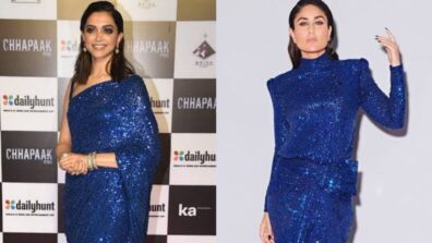 All Glamorous! Deepika Padukone VS Kareena Kapoor Khan: Which B’Town Diva Looks Captivating In Blue Sequined Outfits?