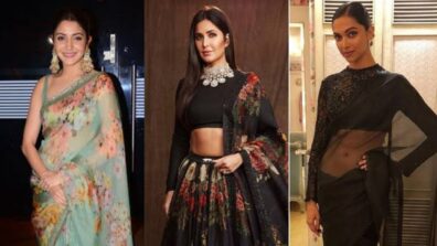 Desi Looks! Anushka Sharma, Katrina Kaif, And Deepika Padukone: Bollywood Actresses Who Can’t Get Enough Of Organza