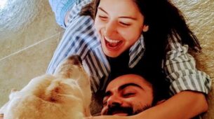 A Sneak Peek Into Virat Kohli & Anushka Sharma’s Priceless Moments With Their Puffin, See Pics