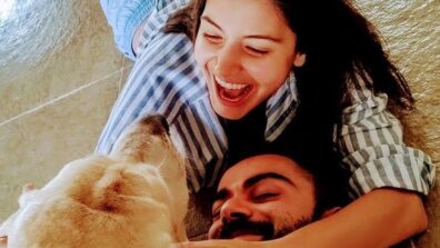 A Sneak Peek Into Virat Kohli & Anushka Sharma’s Priceless Moments With Their Puffin, See Pics