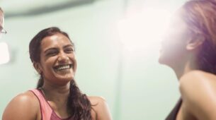 Bollywood Queen Deepika Padukone With Playing Badminton Queen PV Sindhu, Glimpses Here