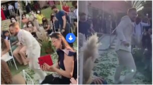 A Video Of A Groom Showcasing Some Cool Dance Moves While Entering His Wedding Ceremony Has Left People Smiling, Watch Here