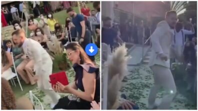 A Video Of A Groom Showcasing Some Cool Dance Moves While Entering His Wedding Ceremony Has Left People Smiling, Watch Here