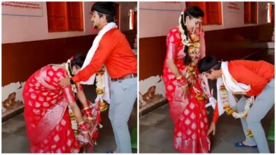 A Video Of A Groom Touching His Bride’s Feet After The Wedding Has Won The Hearts Of Millions Of Netizens, Watch Viral Video