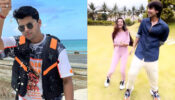 ‘aaj blue hai paani paani paani’ Siddharth Nigam enjoys underwater swimming, while Anushka Sen dances with Himansh Kohli, check out