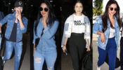 Airport Swag: Rashmika Mandanna, Kiara Advani, Anushka Sharma and Deepika Padukone keep it high-chic and classy with their ripped denim style, take vogue cues ASAP