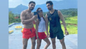 Aj Blue Hai Paani Paani: Sriti Jha chills with hot and handsome duo of Arjit Taneja and Vin Rana, see viral pic ASAP
