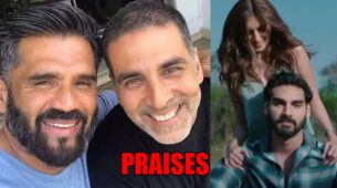 Akshay Kumar praises Suniel Shetty’s son Ahan Shetty, tells Suniel, ‘tera beta toh tujh se bhi das kadam aage hai’