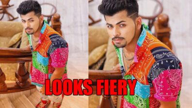 Aladdin fame Siddharth Nigam looks fiery in multi-color embellished shirt; see pics