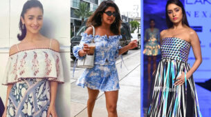 Alia Bhatt, Priyanka Chopra and Shraddha Kapoor set the temperature soaring in off-shoulder printed outfits, are you in love?