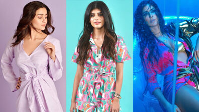 Alia Bhatt, Sanjana Sanghi and Katrina Kaif are ‘quintessential hot babes’ in sensuous wrap dress style, fans sweat