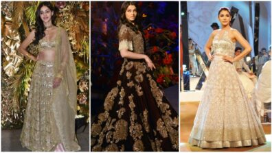 Ananya Panday, Aishwarya Rai and Anushka Sharma ooze royal elegance vibes in special limited edition Manish Malhotra heavy-printed lehengas, are you in love already?