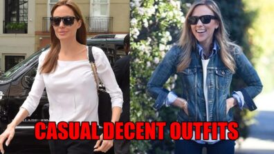 Are you looking for casual decent outfits? Take cues from Angelina Jolie and Scarlett Johansson