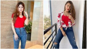 Arishfa Khan Vs Aashika Bhatia: Hot Ladies In Black & Red Outfits