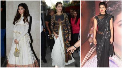 Athiya Shetty, Sonam Kapoor and Priyanka Chopra are undisputed ‘queens of fashion’ in Rohit Bal limited edition outfits, fans in awe of their beauty