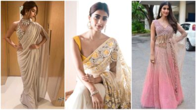 Our Favorite Blouses From Pooja Hegde’s Wardrobe That Every Girl Should Have, See Here