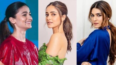 Alia Bhatt, Ananya Panday, Kriti Sanon: Most Stylish Ways To Take Your Ponytail Game A Notch Higher