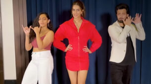 Bansuri Bajao Raja: Kriti Sanon does a hot twerk in red midi dress, fans impressed with her hot dance moves