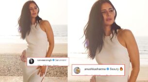Beach Beauty: Katrina Kaif looks gorgeous in white bodycon dress, Anushka Sharma, Ranveer Singh love it
