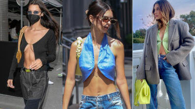 Hailey Bieber, Bella Hadid, And Emily Ratajkowski: All Times Celebs Proved That Pin Tops Are Here To Stay; See Pics