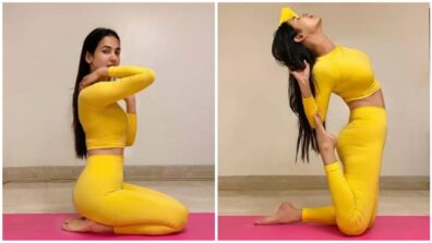 Bend It Like Her! Sonal Chauhan Grabs Eyeballs As She Performs Yoga Asanas In Yellow Outfit