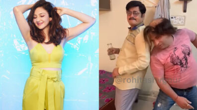 Bhabhi Ji Ka Videsi Jalwa: Saumya Tandon sets temperature soaring with her sleevless deep-neck yellow outfit, Rohitashv Gour shares ROFL video saying, ‘mereko chadh gayi’