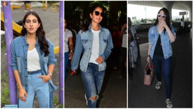 Boss Babe Vibes: Sara Ali Khan, Katrina Kaif and Tamannaah Bhatia slay the hotness quotient with perfection in stylish denim avatars, fans feel the heat