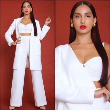 Boss Lady Vibes: 5 Formal Blazer Looks By Nora Fatehi That You Can Take Inspiration From - 1