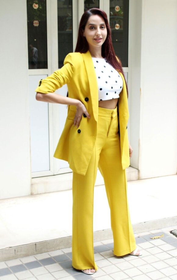 Boss Lady Vibes: 5 Formal Blazer Looks By Nora Fatehi That You Can Take Inspiration From - 0