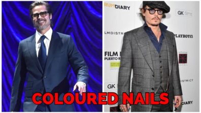 Brad Pitt, Chris Hemsworth, Johnny Depp, and more: Hollywood actors who sported the colored nails in public effortlessly