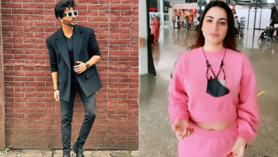 Brown Munde: Dheeraj Dhoopar looks dapper as he dons a jet black designer blazer, Shraddha Arya says, ‘meet the legend’