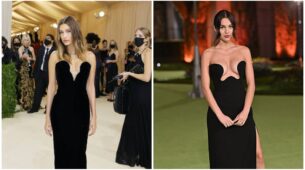 Hailey Bieber Vs Olivia Rodrigo: Which Fashionista Donned The Black Plunging Neckline Gown Better?