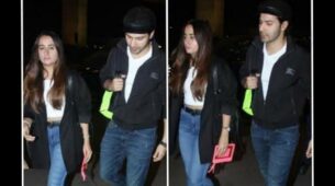 Couple Goals: When Varun Dhawan and Natasha Dalal gave some serious ‘romantic vogue goals’ together in black casuals and blue denim style