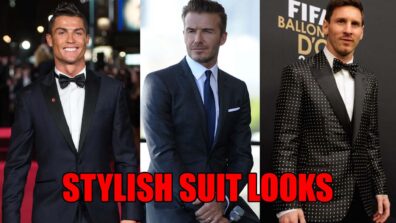 Cristiano Ronaldo, David Beckham, Lionel Messi: Stylish suit looks