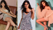 Curvaceous Beauties: Sanjana Sanghi, Katrina Kaif and Tara Sutaria flaunt their hourglass figures in shimmery bodycon dresses, fans sweat