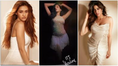 Curvaceous Hot Babes: Disha Patani, Nora Fatehi and Janhvi Kapoor slay in sensuous white bodycon outfits, fans sweat