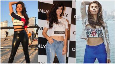 Curvaceous Hot Babes: Kiara Advani, Disha Patani and Alia Bhatt raise the hotness and oomph quotient with perfection in midi crop tops, fans sweat