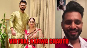 Cute Video: Rahul Vaidya and Disha Parmar celebrate virtual Karwa Chauth, fans love it