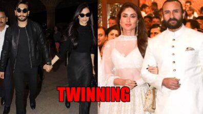 Deepika Padukone And Ranveer Singh To Kareena Kapoor And Saif Ali Khan: Times When Twinning Was Right On The Money