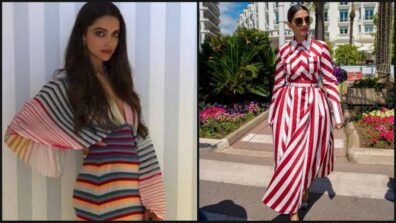 Deepika Padukone And Sonam Kapoor’s Hottest Striped Outfit Avatars That You Must Try For The Perfect ‘Boss Babe’ Look