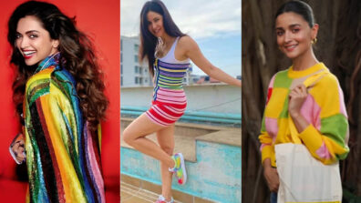 Deepika Padukone, Katrina Kaif and Alia Bhatt are quintessential ‘hot babes’ in rainbow-printed outfits, fans in awe