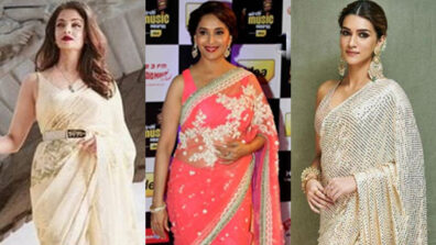 Desi Fashion Queens: Aishwarya Rai, Madhuri Dixit and Kriti Sanon are here to captivate our hearts with their stunning Sabyasachi saree fashion, are you in love already?