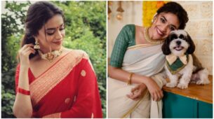 Desi Love At Its Fabulous Best! Bright Vs Plain: Which Beautiful Saree Of Keerthy Suresh Would You Like To Steal?