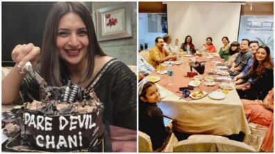 Divyanka Tripathi turns a dare-devil, see viral family party pics