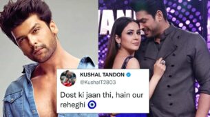 ‘Dost ki jaan thi, hain aur rahegi,’ says Kushal Tandon when asked to describe Shehnaaz Gill in one word