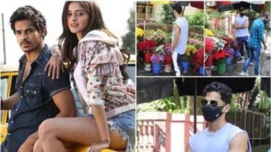 Drugs Case: Ishaan Khatter visits rumoured girlfriend Ananya Panday’s house with flowers amid probe, see viral video