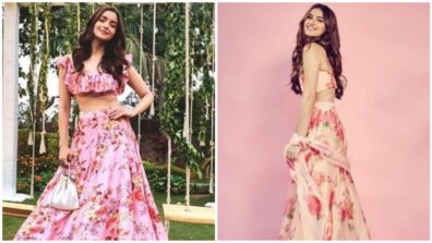 Fashion Faceoff: Alia Bhatt Vs Tara Sutaria: Printed Or Floral, Whose Lehenga Would You Choose?