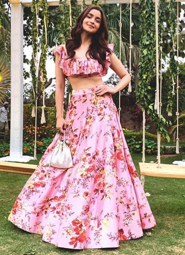 Fashion Faceoff: Alia Bhatt Vs Tara Sutaria: Printed Or Floral, Whose Lehenga Would You Choose? - 0