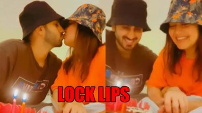 First wedding anniversary celebrations: Neha Kakkar and Rohanpreet Singh lock lips