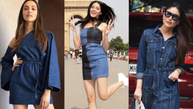 Flaunt your hot legs in mini denim outfit style the Deepika Padukone, Ananya Panday and Kareena Kapoor style to make a fashion statement